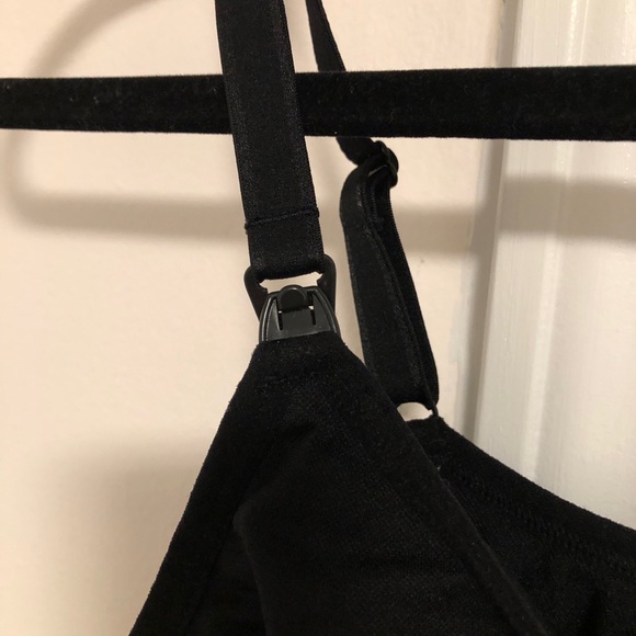 Motherhood Maternity Nursing Bra, Black, Size Large - Picture 3 of 6